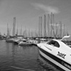 cannes bw boats