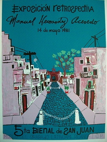 Manuel Hernandez Acevedo - Cartel 5ta Bienal de Grabado