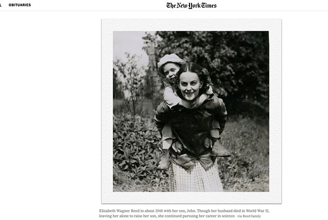 New York Times, Overlooked No More: Elizabeth Wagner Reed
