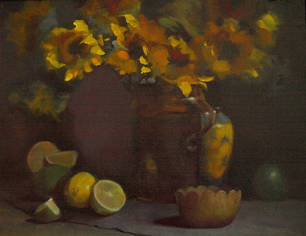 Sunflowers with Limes