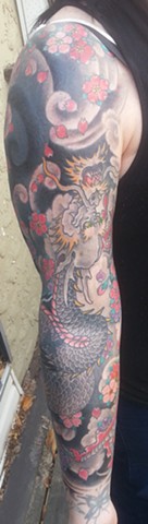 Dragon arm coverup