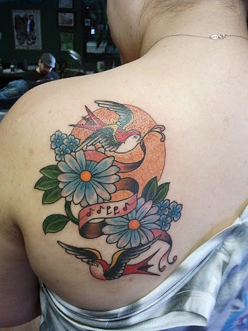 Bird flower