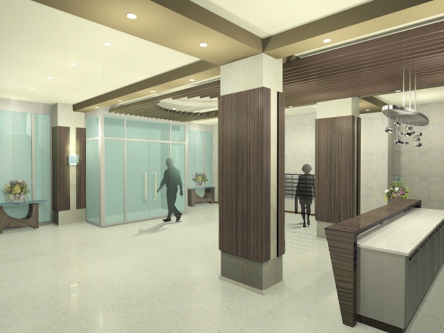 Freda Weng U Chu Apartment Lobby Design Angle 2 Apartment Lobby Design Angle 2