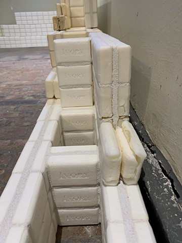 Detail of "99.44% Pure & Other White Lies"