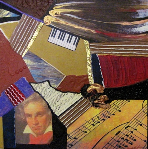 Musical themed abstract