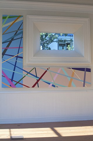 Install Shot, Left to Right:

'See the desire in her eyes' (Glorious Sky) 

'Passed over again!' (Sunset Fog)