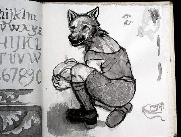 Untitled Study (Wolf)
