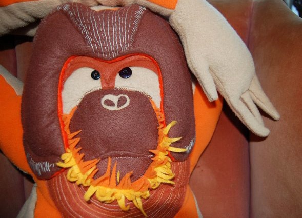 stuffed orangutan