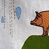 Pig on a Hill (detail)