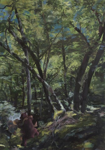 "Bear Wrestlng the Angel"