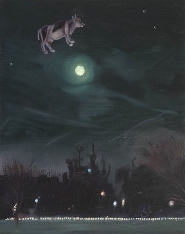 "Cow Tossed Over the Moon"
