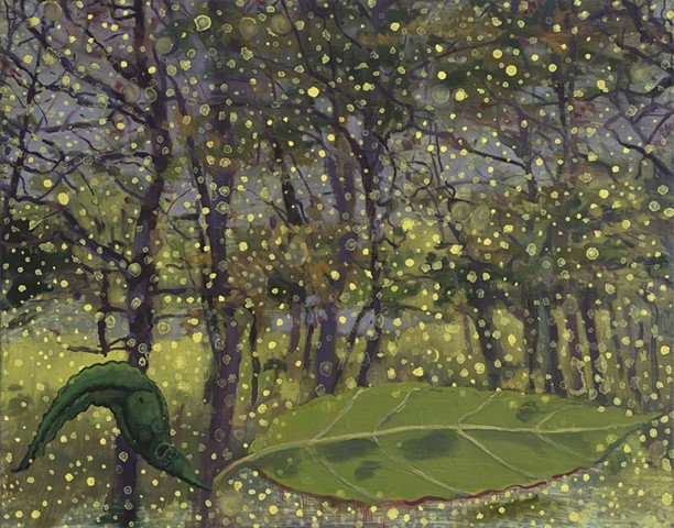 "June Leaf Dances Among the Pollen"