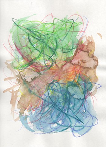 Abstract drawing by Christopher Stanton