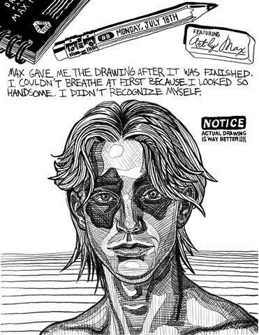 Max draws Nick Pope in Summer of '88 