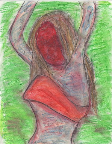 Drawing of a dancer by Christopher Stanton