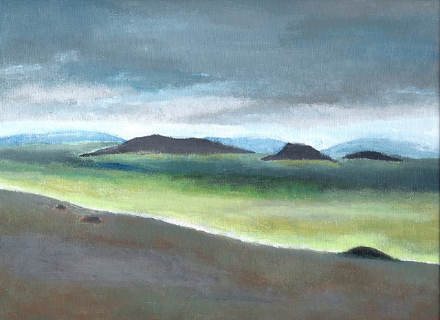 Acrylic painting of a Utah landscape by Christopher Stanton
