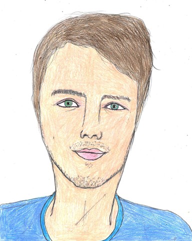 Portrait of Christopher Bear from the band Grizzly Bear 