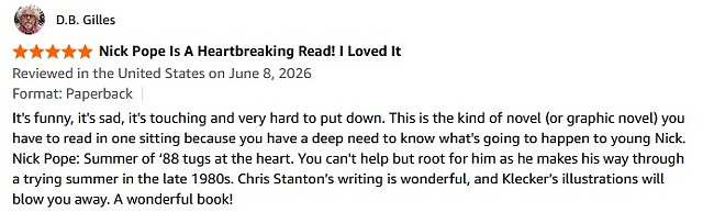 Nick Pope Summer of '88 Amazon Reader Review 5 stars 