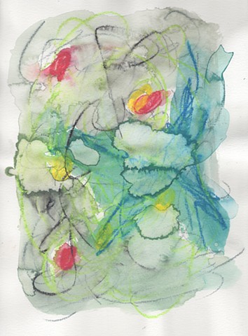 Abstract painting and drawing by Christopher Stanton