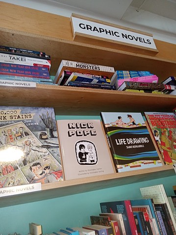 Graphic novel Nick Pope for sale at Village Well