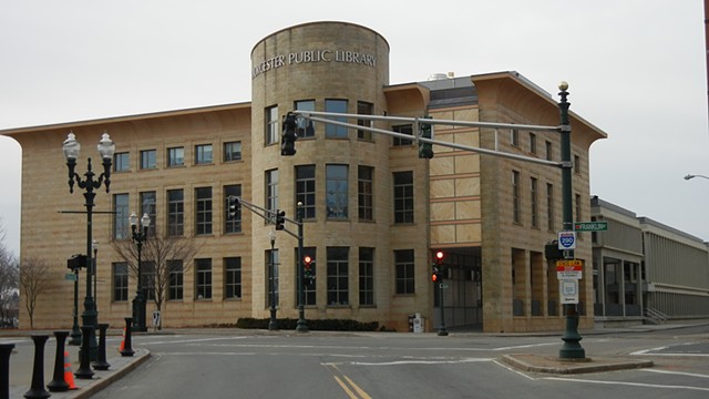 Nick Pope at the Worcester Public Library