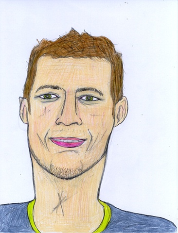 Drawing of Ryan by Christopher Stanton