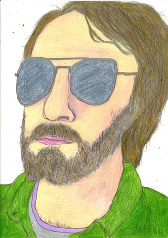 Drawing of Jeff Owens by Christopher Stanton