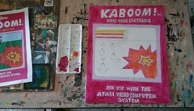 Kaboom! in progress