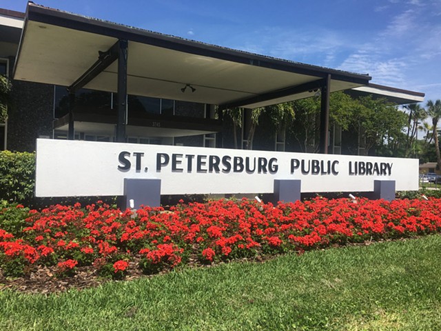 Nick Pope at the St. Petersburg Public Library