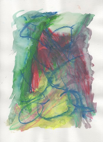 Abstract painting and drawing by Christopher Stanton