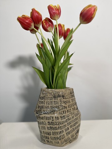 Text Vase:"Letter to Campbell from Trask"