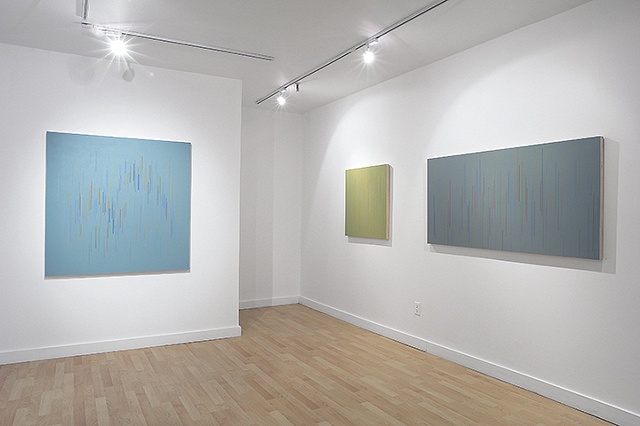 Installation view of Untitled 03, 08 & 07