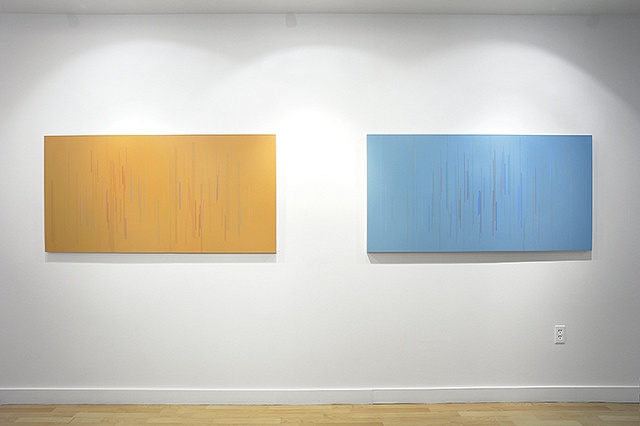 Installation view of Untitled 12 & Untitled 10 2009
