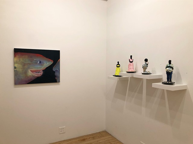 Installation view of About Face