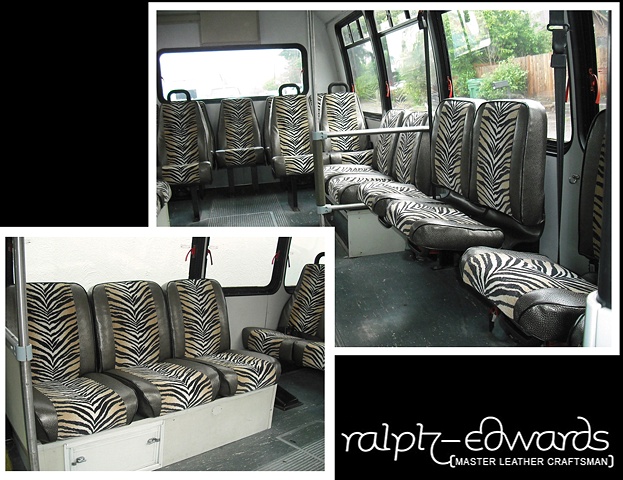 Party Bus re-upholstery
