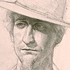 Cori; Study for Man with a Wide Brimmed Hat