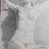Seated Female Nude; Torso