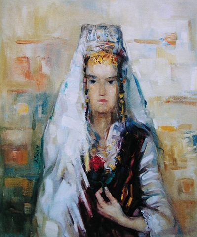 Girl In A Traditional Bulgarian Costume