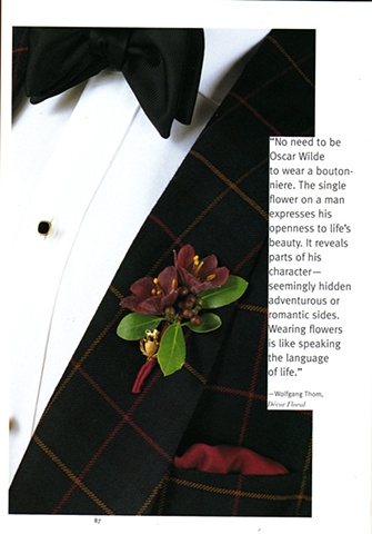 Boutonniere from The Boutonniere Style in One's Lapel book 