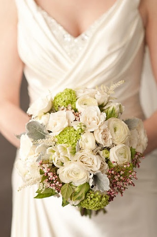 Spring bridal bouquet