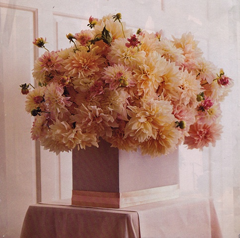 Dahlia arrangement from Martha Stewart  Weddings magazine