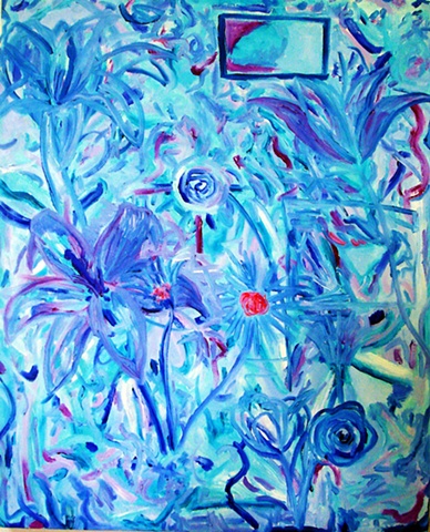 Gift Flowers, Blue