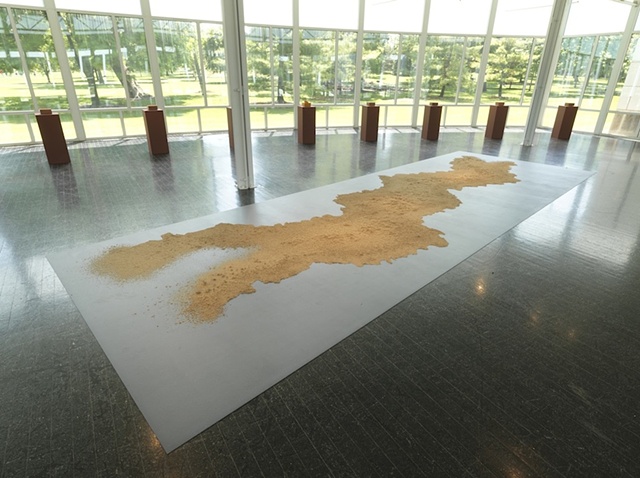 "holes and flow: an installation of work by Michael x. Ryan / Spring 2012 / Elmhurst Art Museum in Elmhurst, IL