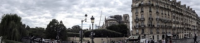 Notre Dame Panorama after the Fire