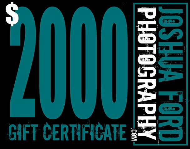 $2000 Gift Certificate!  Click below:
