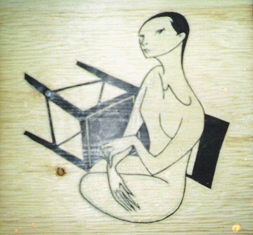 Woman with Chair