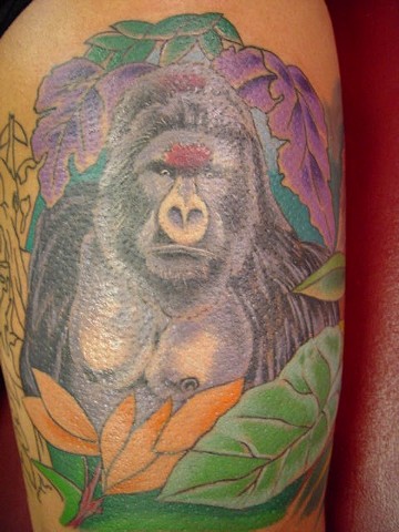 More on the leg sleeve ,,