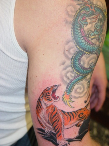 I did Tiger, Dragon done by Dave P.
