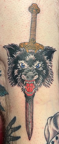 Gatch Wolf with CONAN sword