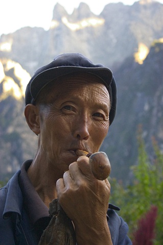 farmer with pipe, Guangzhou